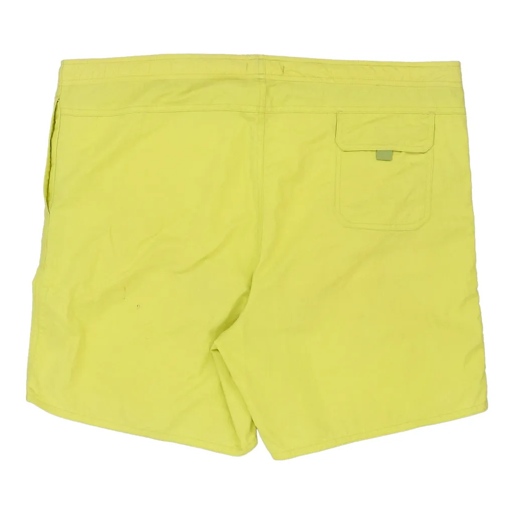 Best Company Swim Shorts - Large Yellow Nylon