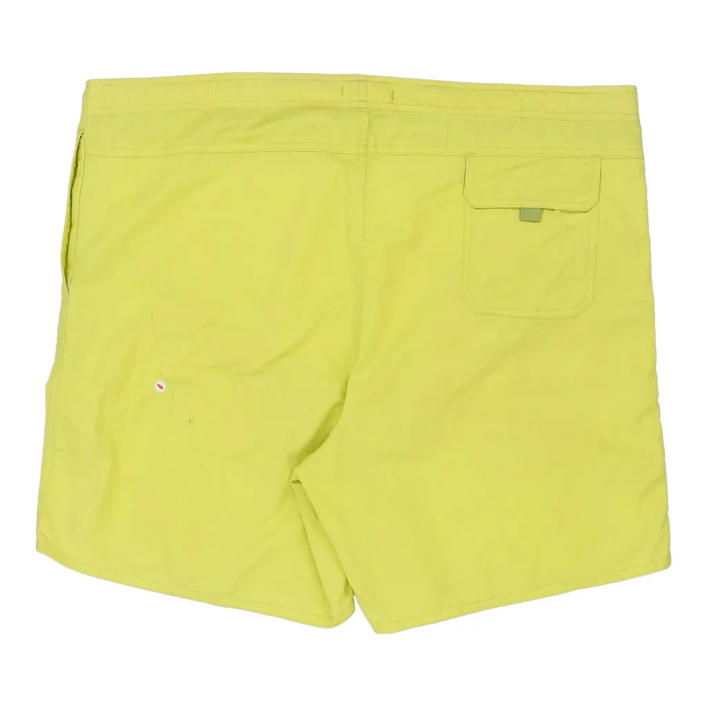 Best Company Swim Shorts - Large Yellow Nylon