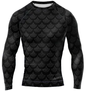 BJJ Deep Water Scales Sport Rash Guard