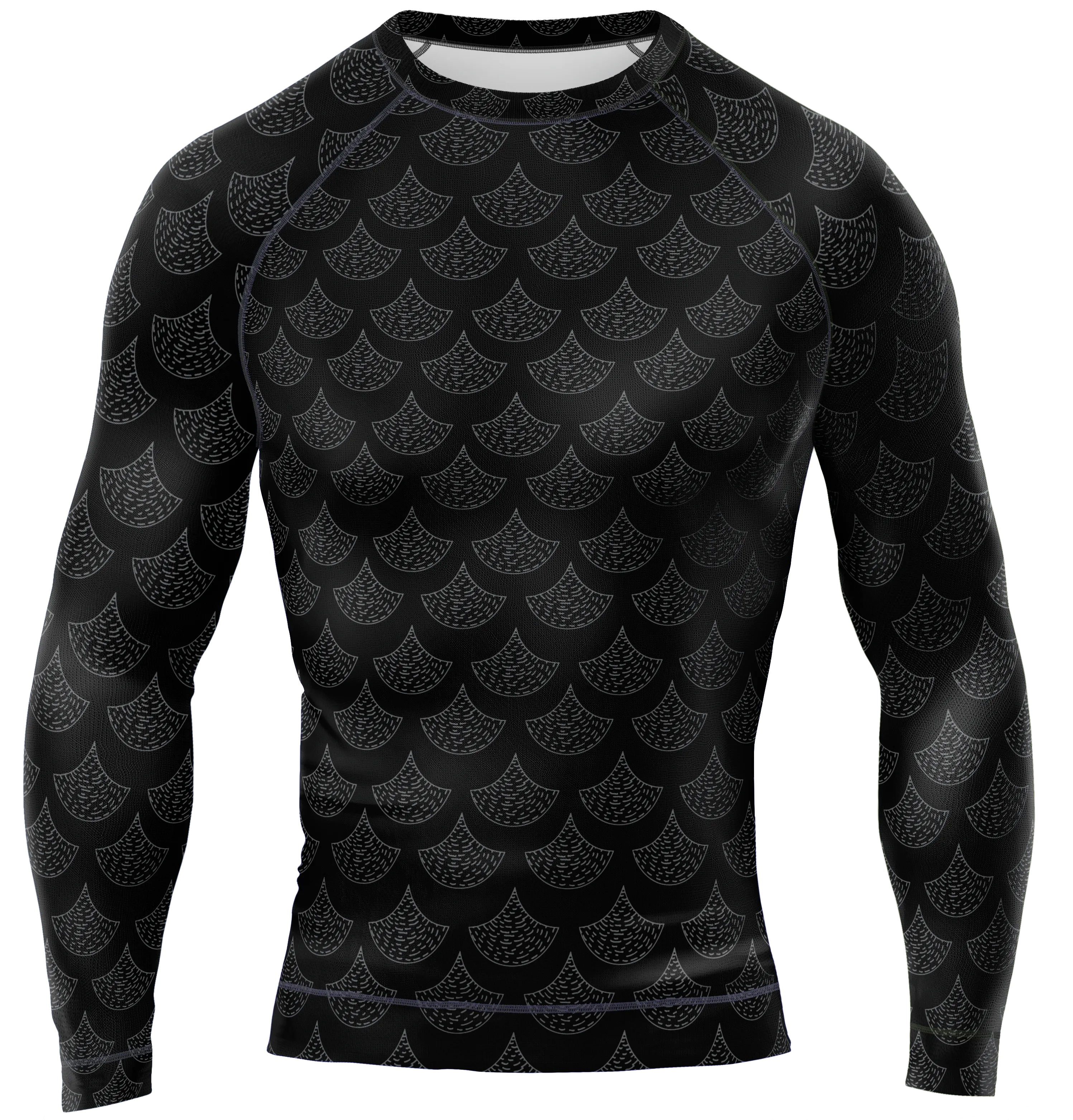 BJJ Deep Water Scales Sport Rash Guard