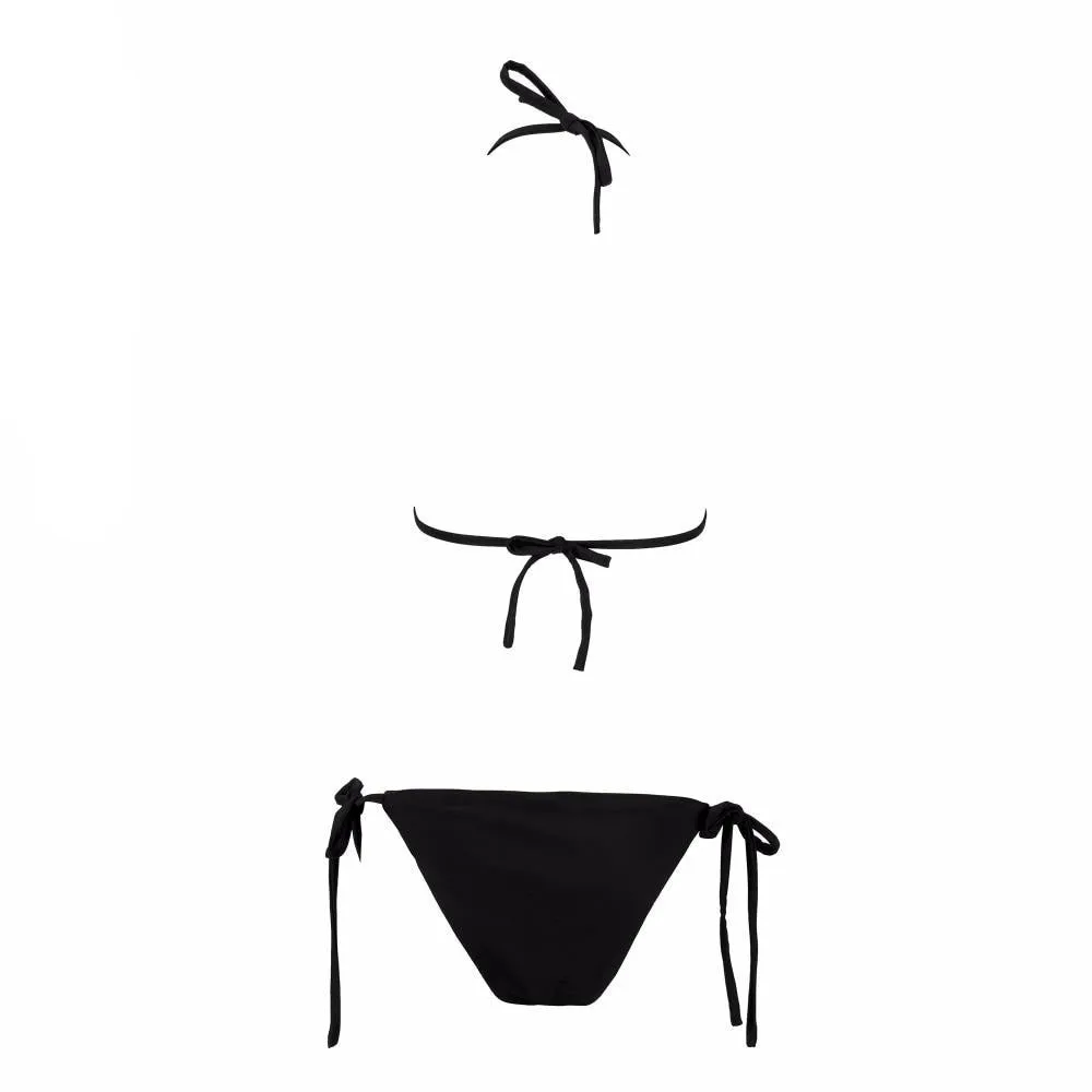 Black Diamond Sequin Two-Piece Bikini Set