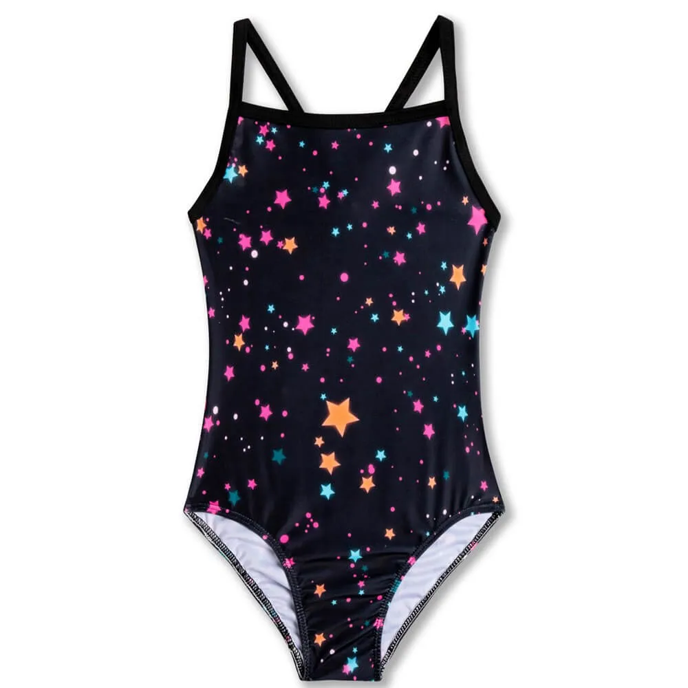 Black Starry Swimsuits TENVDA