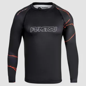 Black/Red Fumetsu Kintsugi Long Sleeve Rash Guard