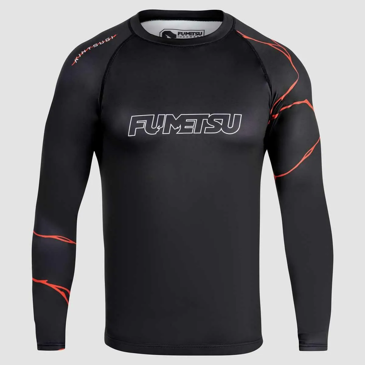 Black/Red Fumetsu Kintsugi Long Sleeve Rash Guard