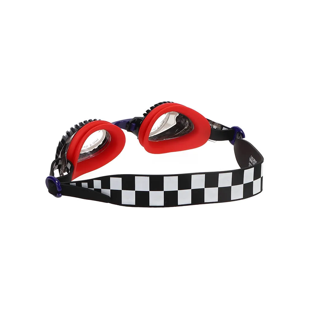 Bling2O Swim Goggles Drag Race Checkerboard