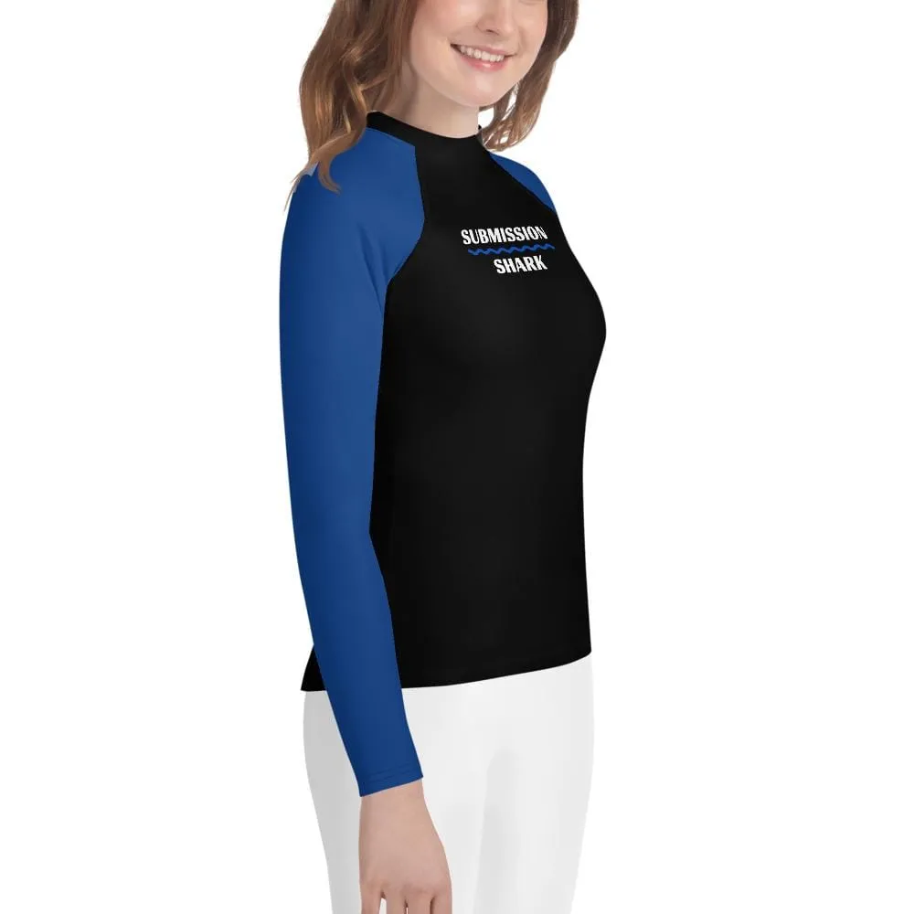Blue SS Premium Standard ~ Youth Rash Guard