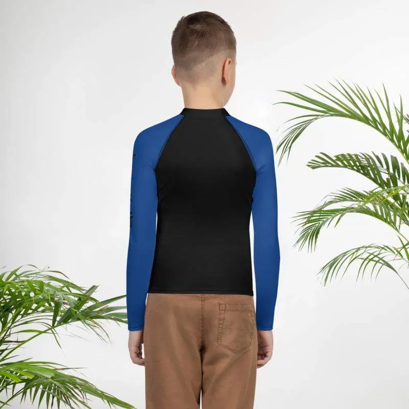 Blue SS Premium Standard ~ Youth Rash Guard