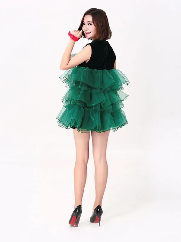 Blue Zone Planet |  Christmas clothing COS women's Christmas skirt Christmas tree
