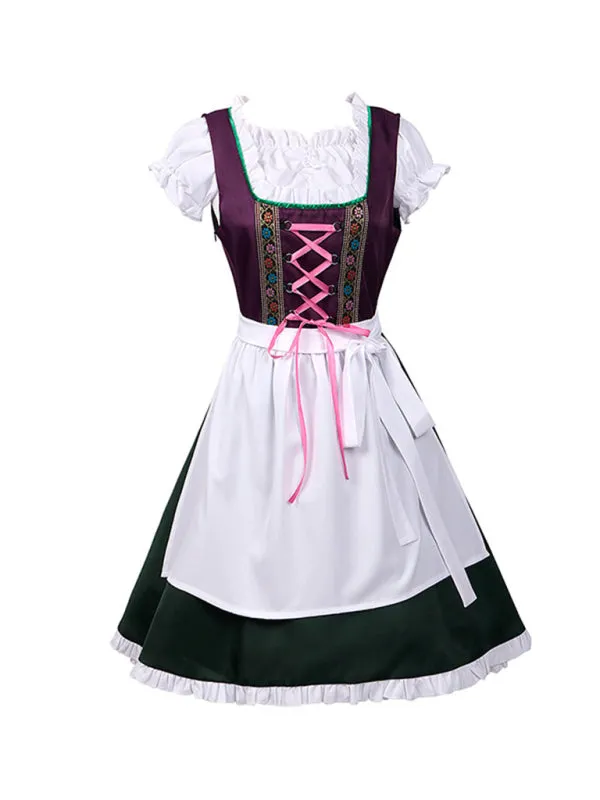 Blue Zone Planet |  Halloween carnival costume German Oktoberfest costume Bavarian women's costume