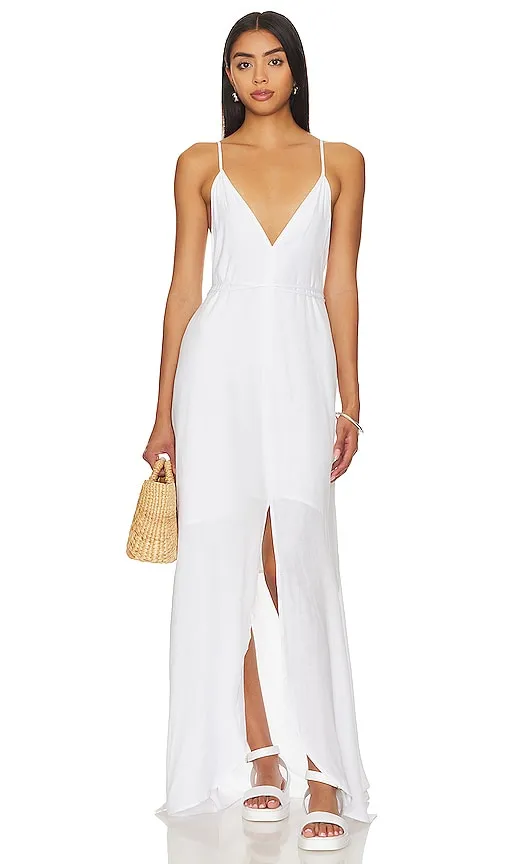 BOAMAR X Revolve Sky Long Dress in White