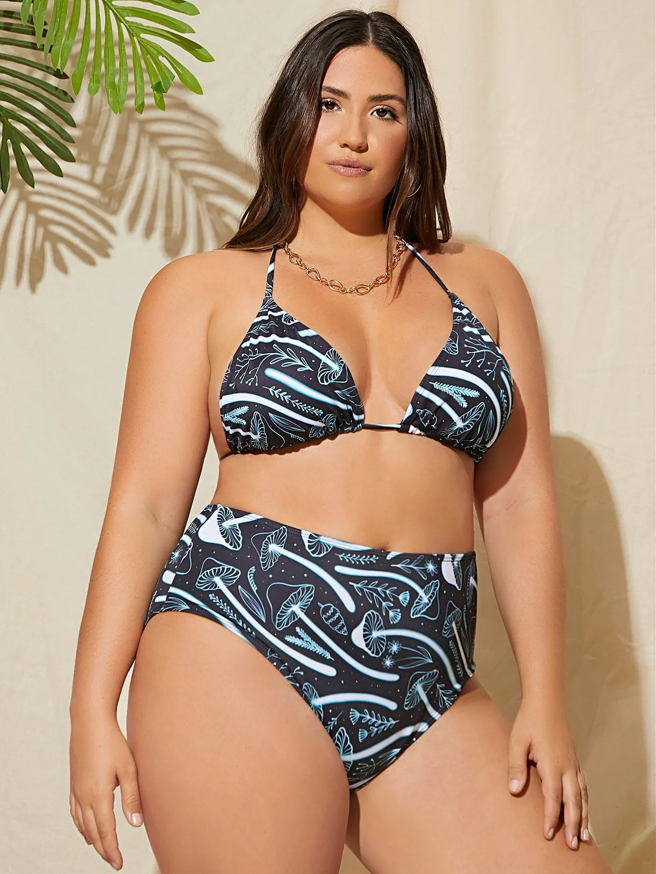Boho Plus Size Tankini