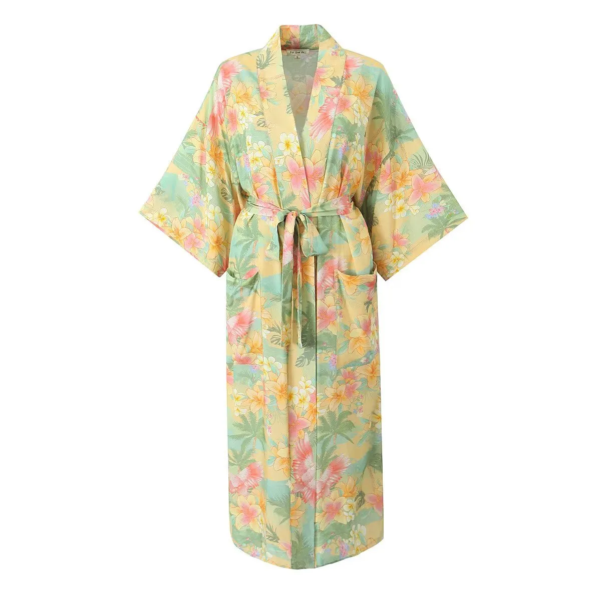 Boho Robe - Kimono Robe - Beach Cover-up - Bohemian Style Elliana Water Lily