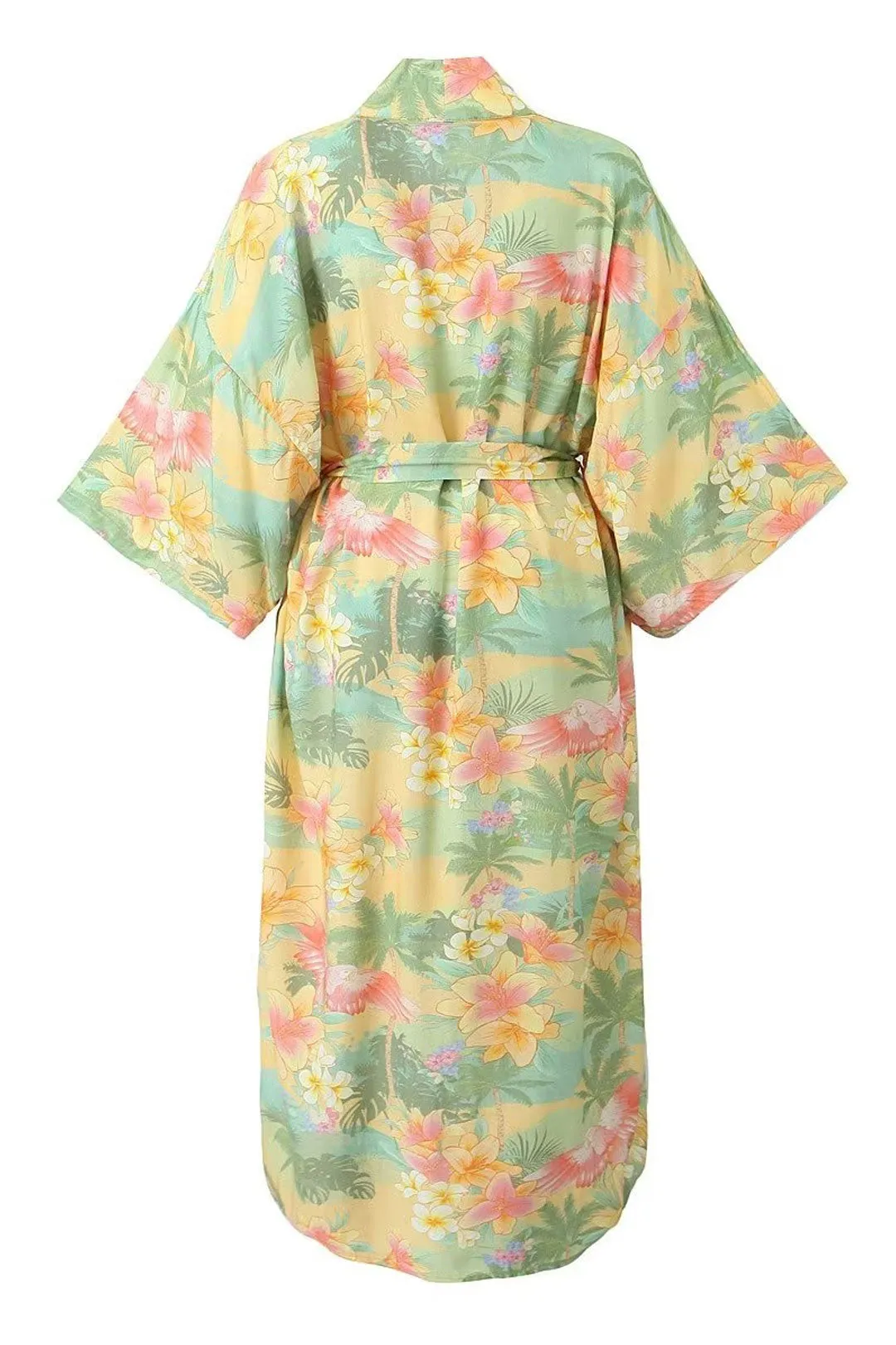 Boho Robe - Kimono Robe - Beach Cover-up - Bohemian Style Elliana Water Lily