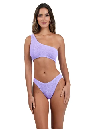 Bora Bora One Shoulder One Size Bikini TOP ONLY (Purple Rose)
