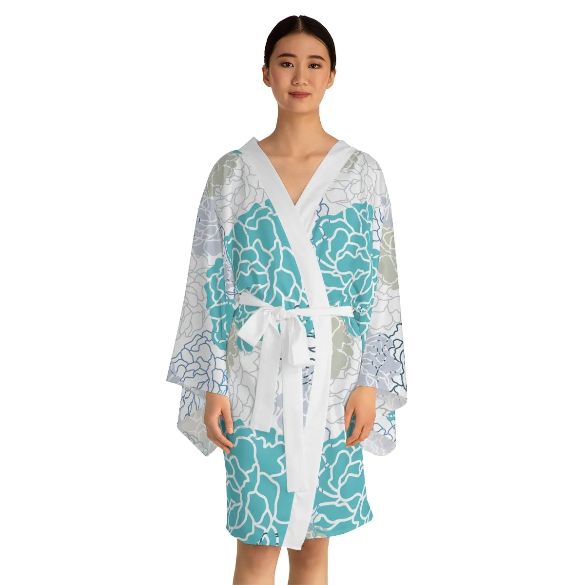 Botan Long Sleeve Kimono Robe
