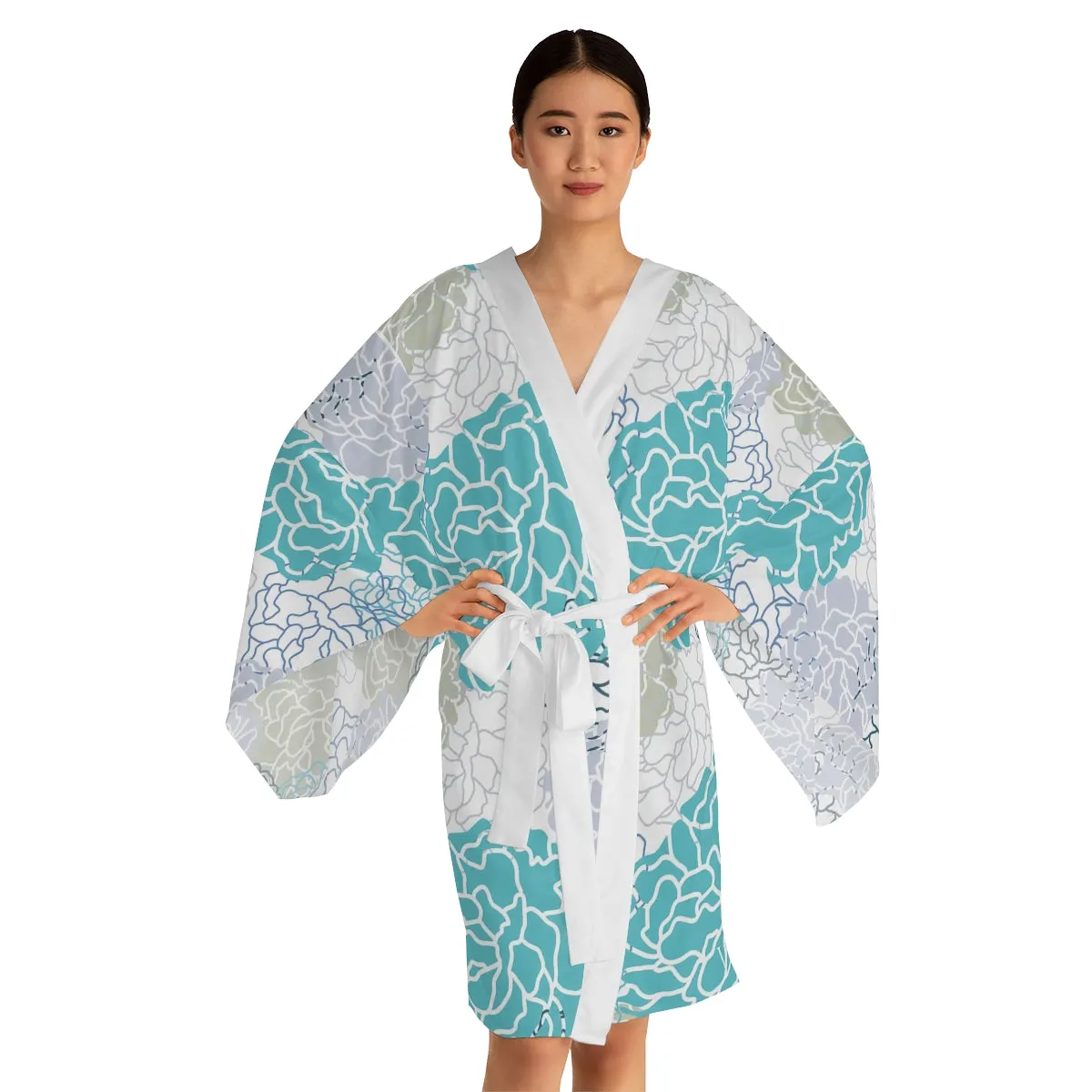 Botan Long Sleeve Kimono Robe