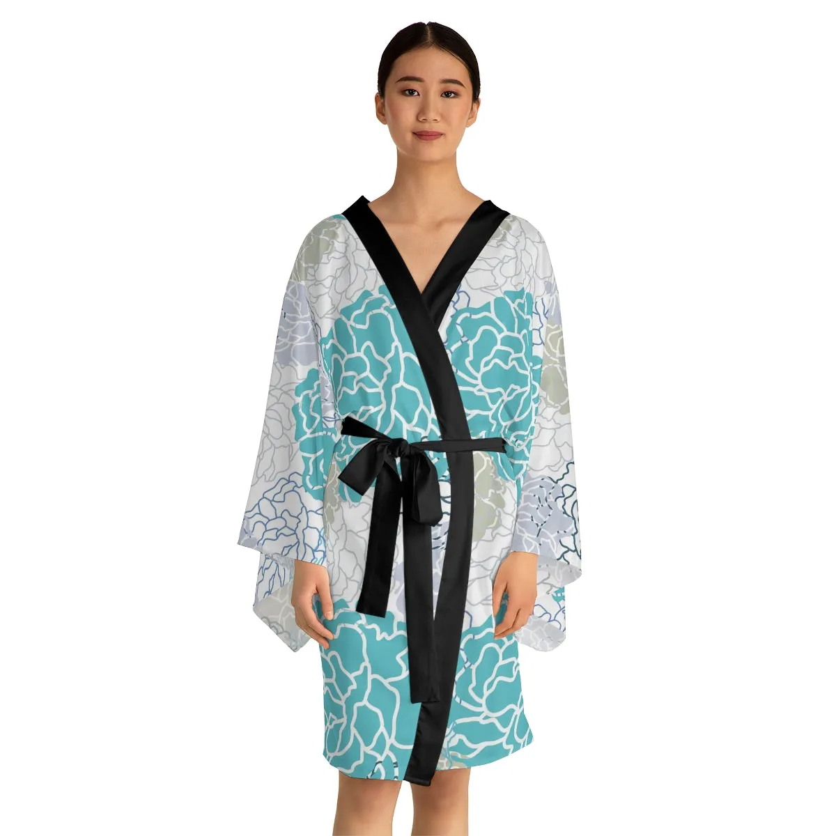 Botan Long Sleeve Kimono Robe
