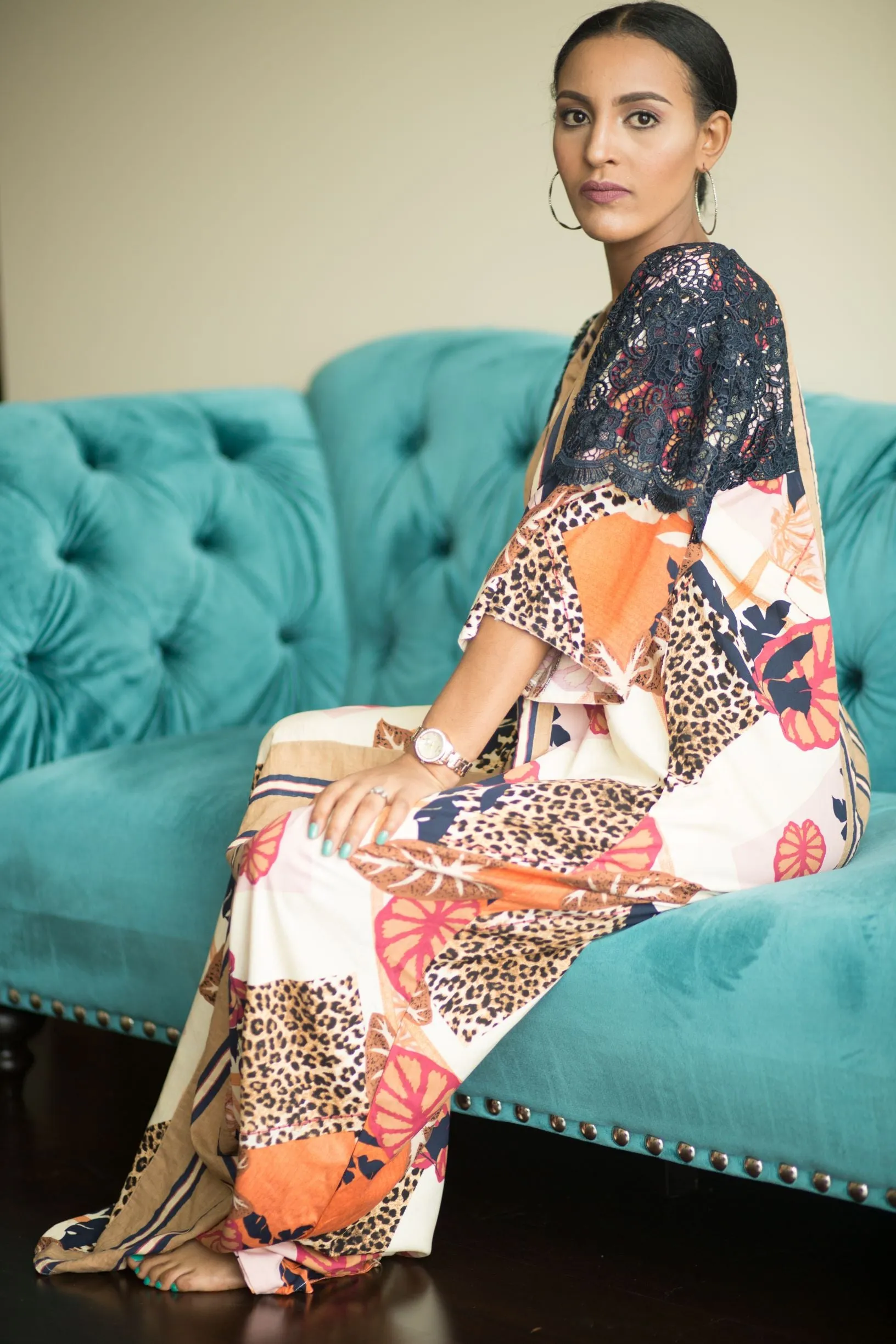 Bozoma kaftan dress