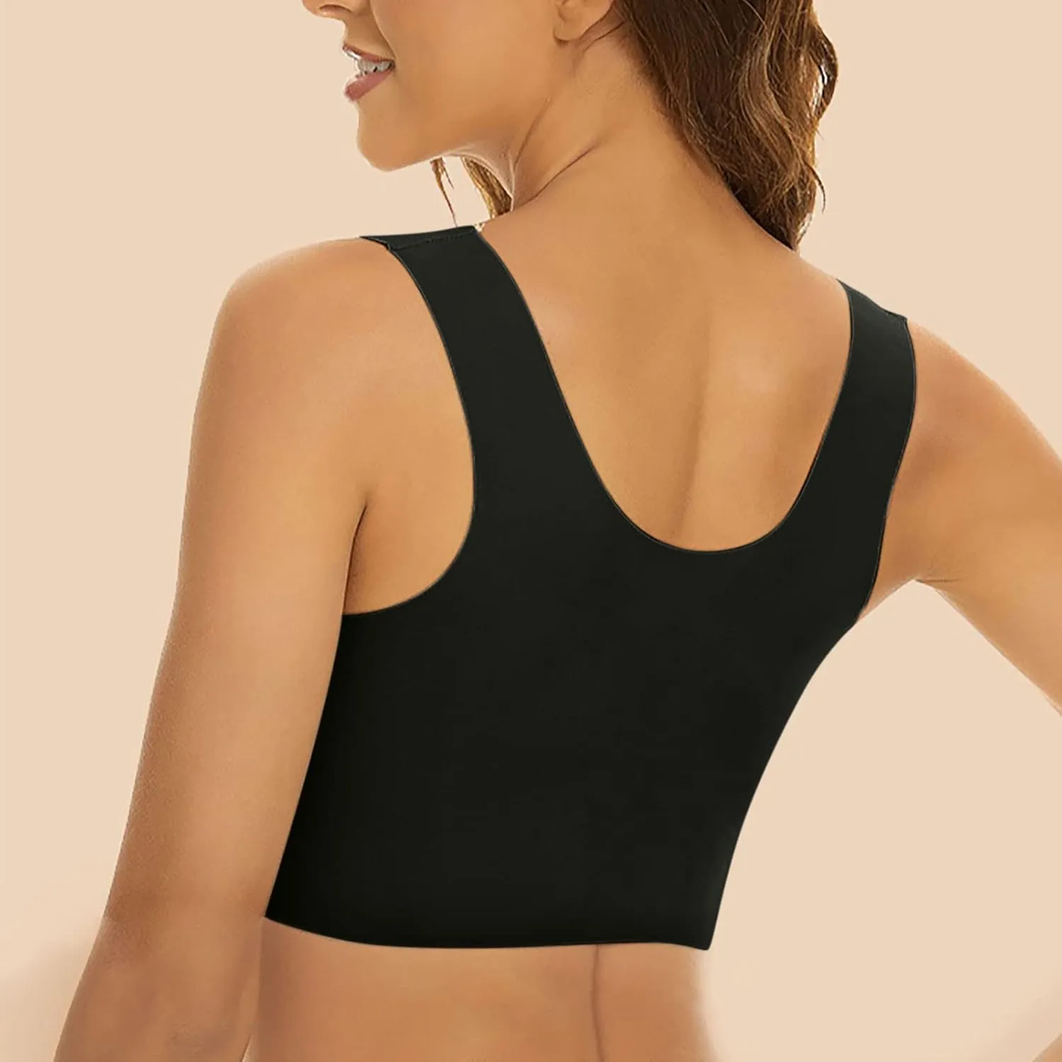 Bralette for Women Sexy Lace Deep V Neck Wireless Underwear Gathering Lifting Anti Sagging Auxiliary Breasts Daily Bra