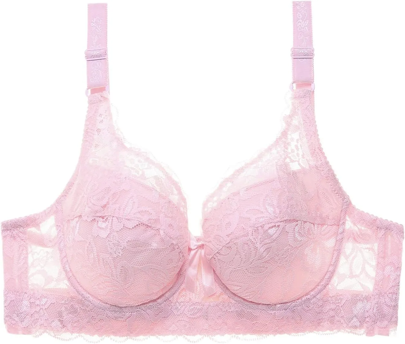 Bras for Women 2025 Lace Plus Size Wireless Bras Comfort Seamless Supportive Bra Raceback Soft Sleep Bralette