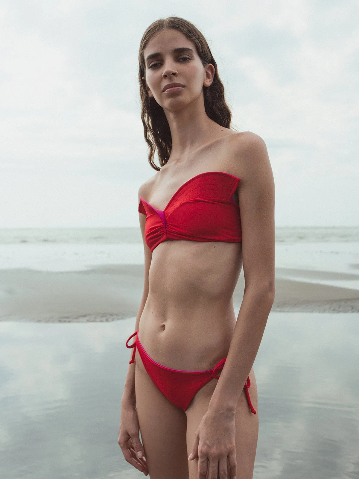 Brazil Bottom | Fuchsia/Red