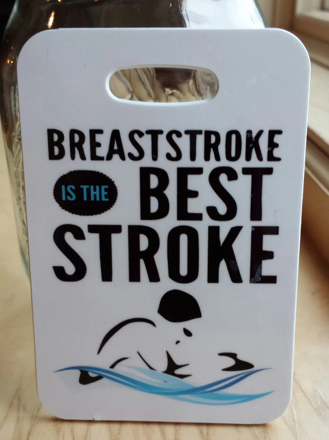 Breaststroke Is The Best Stroke Swim Bag Tag