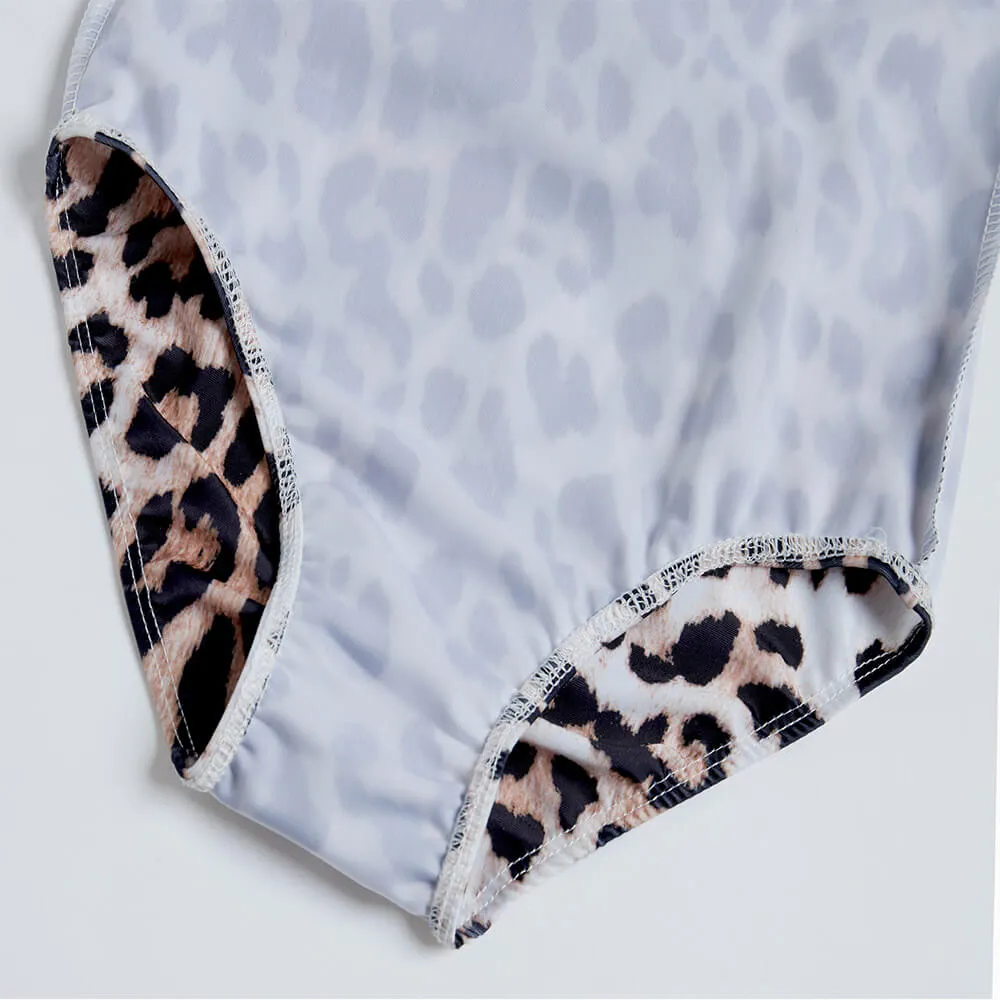 Brown Leopard Swimsuits TENVDA