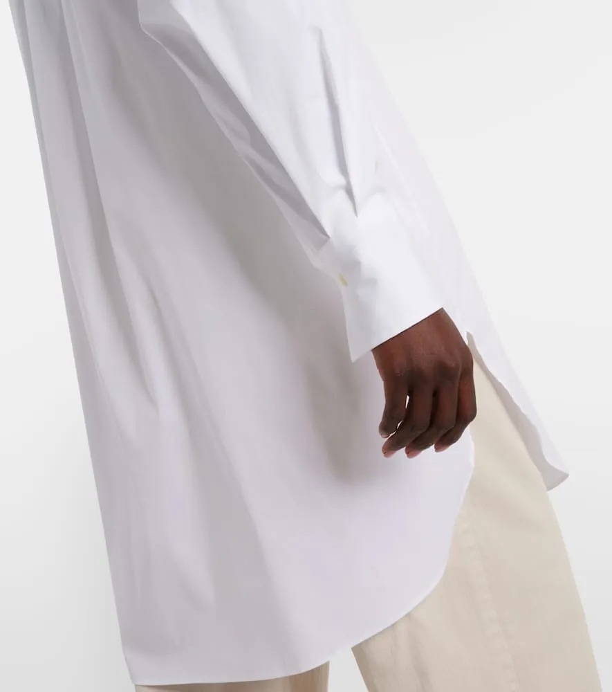 Brunello Cucinelli Cotton-blend shirt dress
