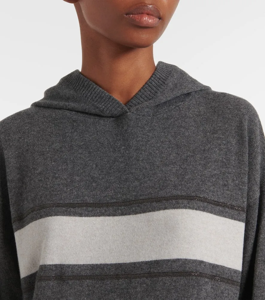 Brunello Cucinelli Wool, cashmere, and silk midi dress