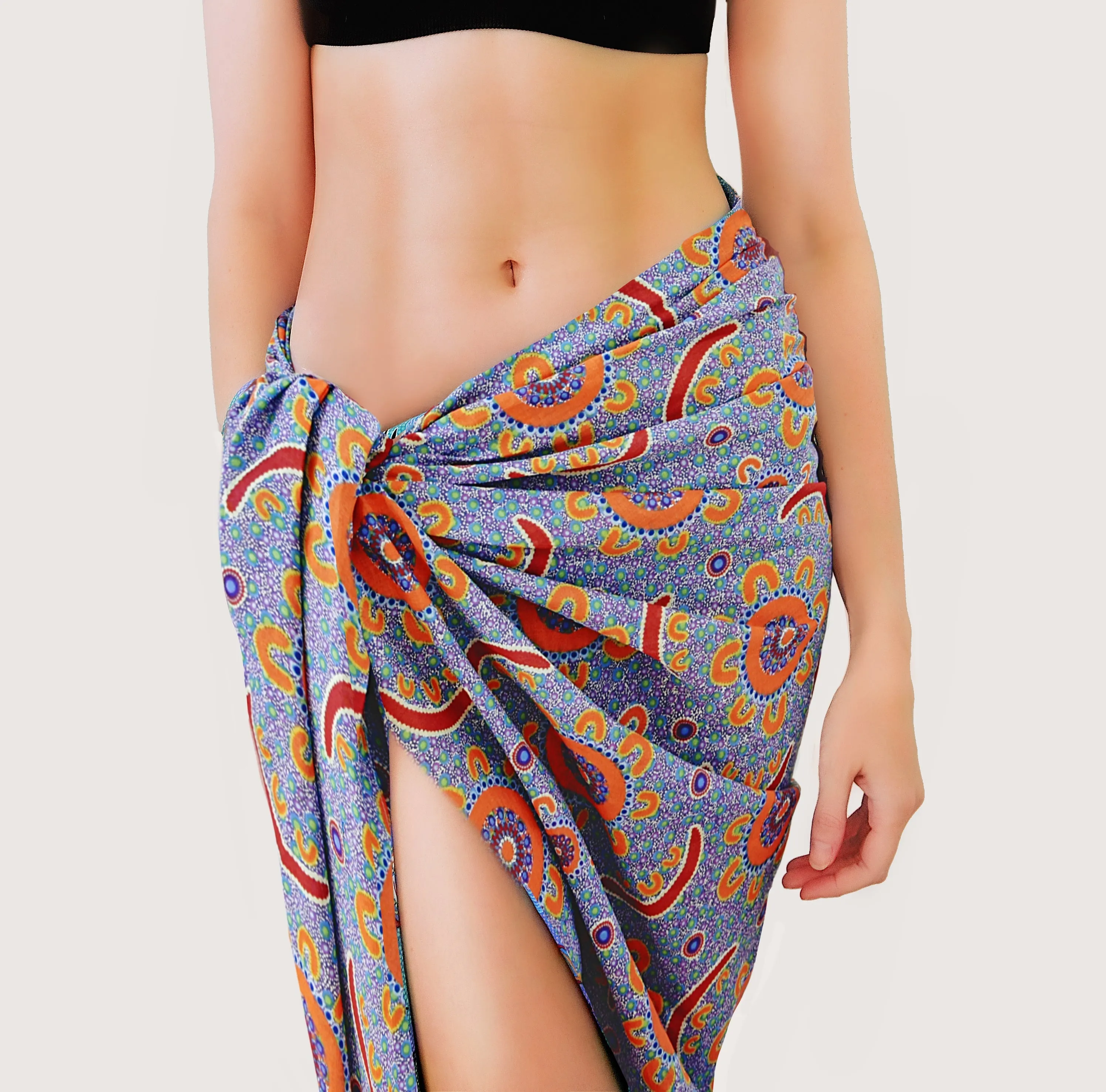 Bulurru Homespun Cotton Sarongs featuring Aboriginal Art