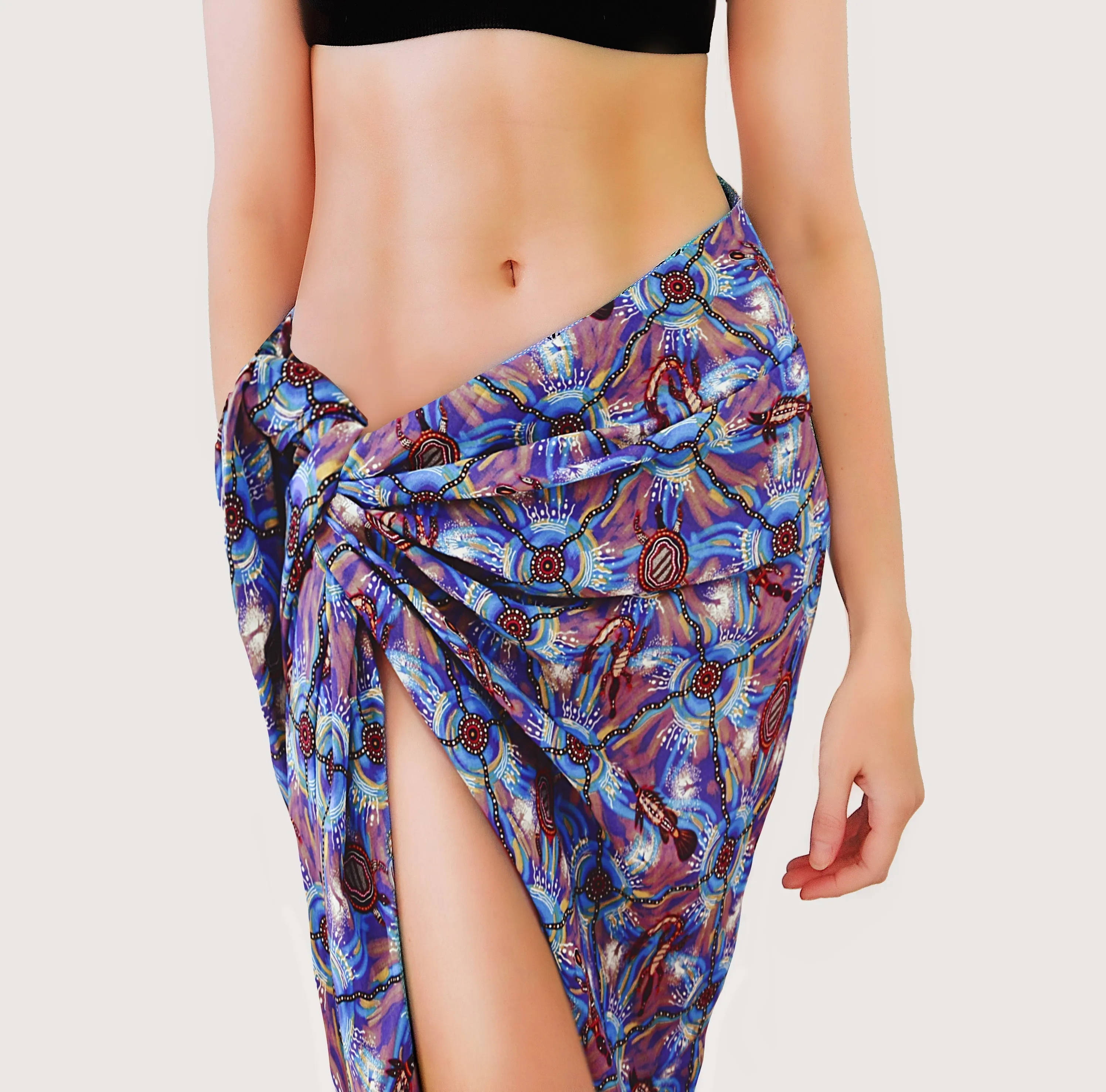 Bulurru Homespun Cotton Sarongs featuring Aboriginal Art