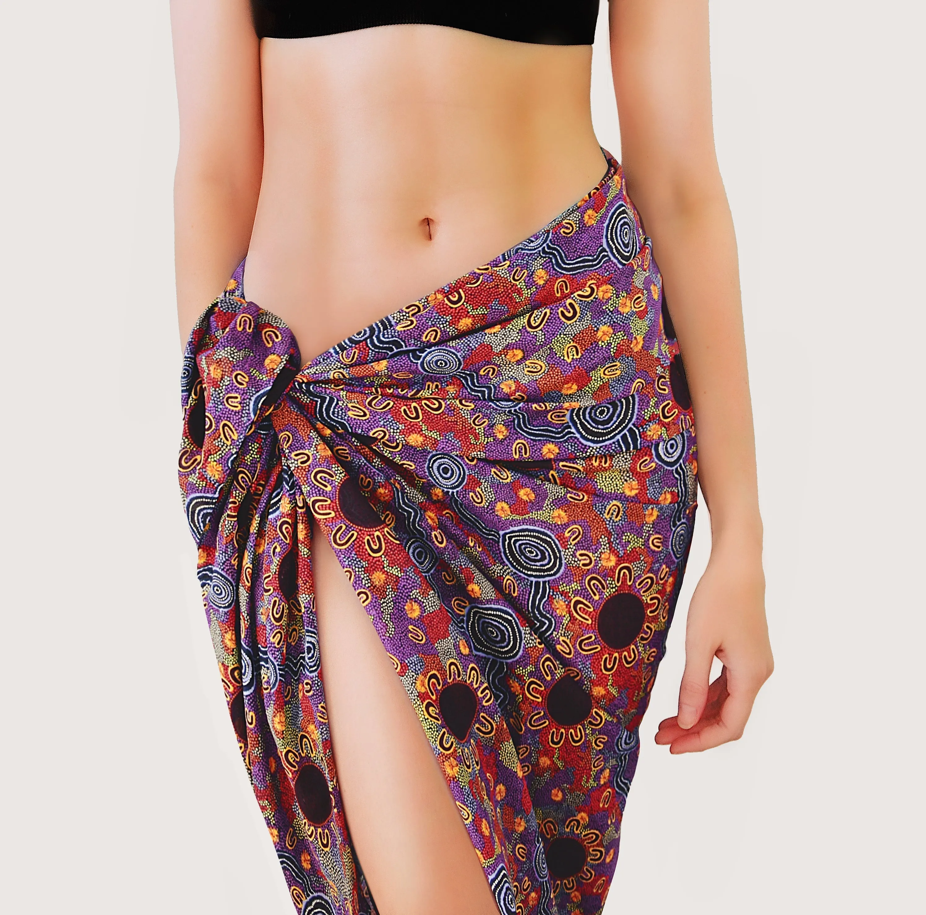 Bulurru Homespun Cotton Sarongs featuring Aboriginal Art