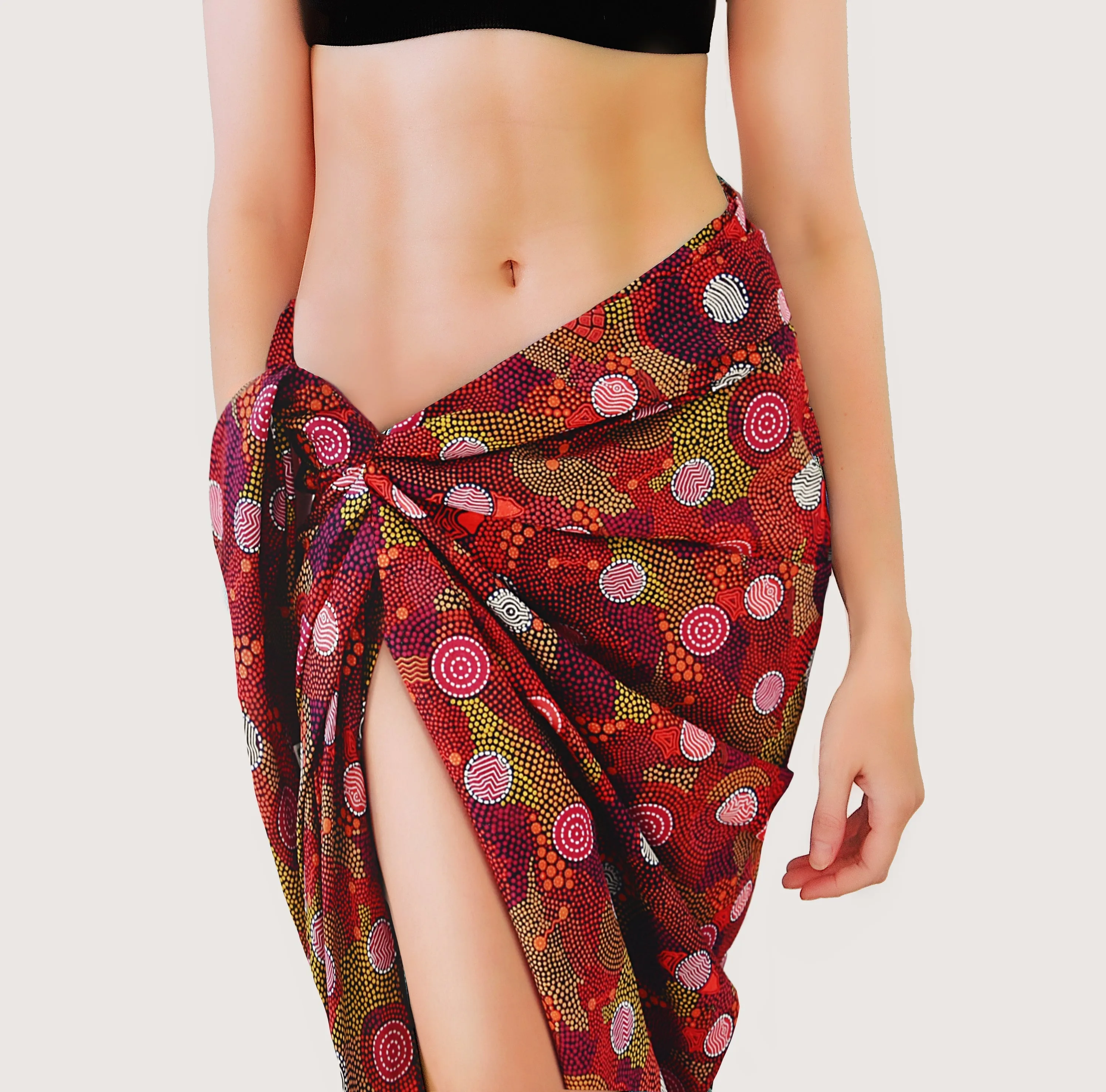Bulurru Homespun Cotton Sarongs featuring Aboriginal Art