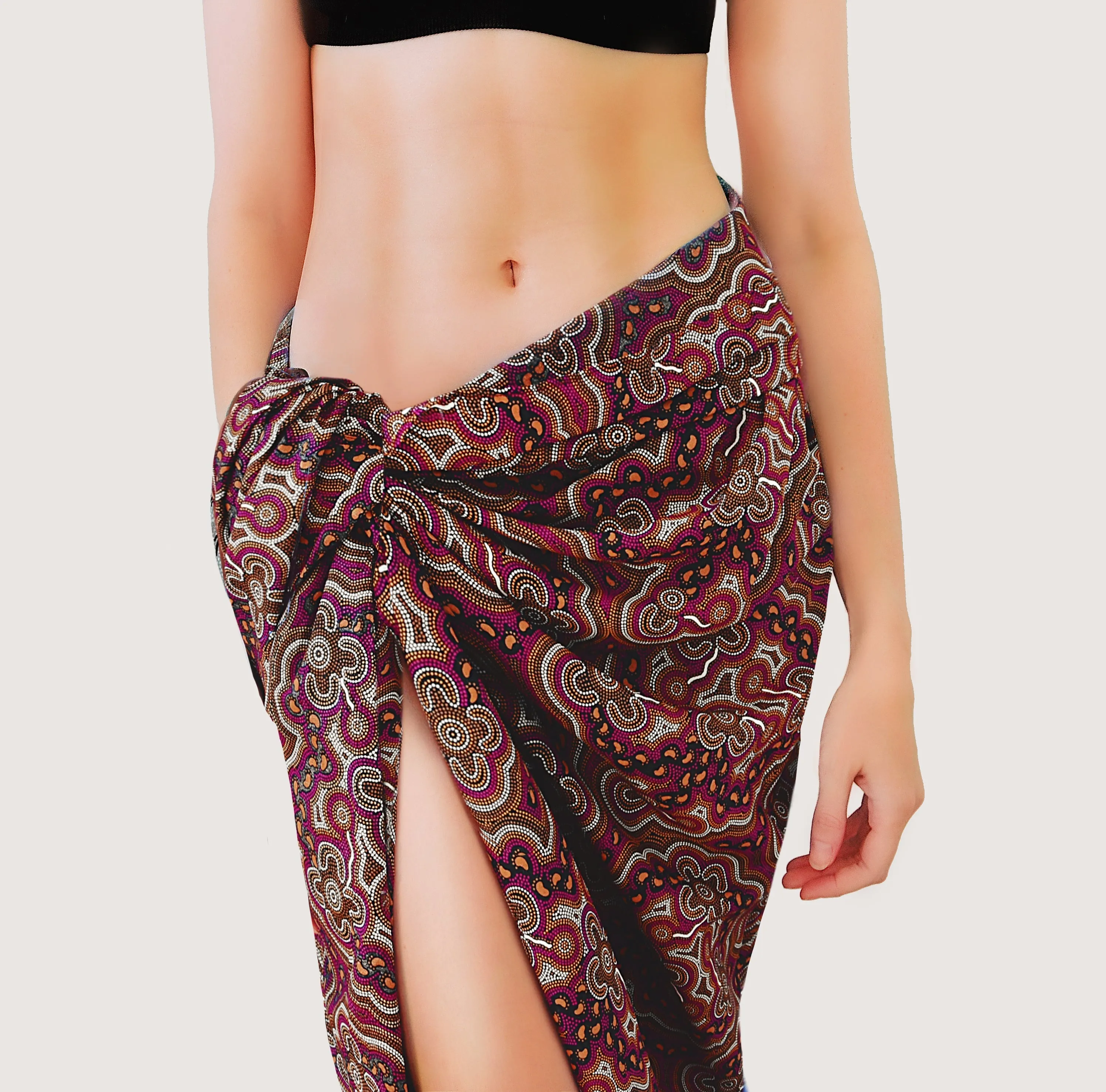 Bulurru Homespun Cotton Sarongs featuring Aboriginal Art