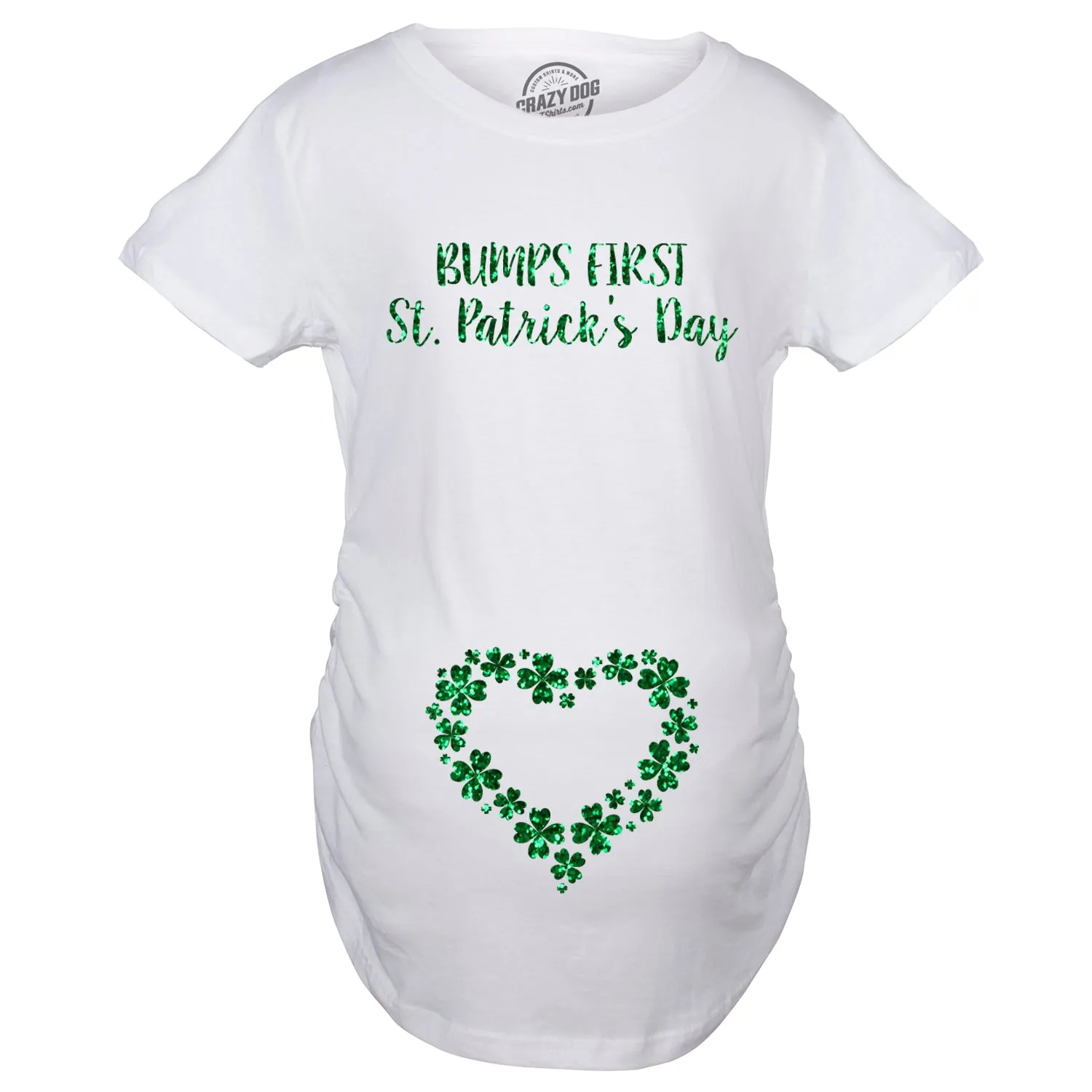 Bumps First St. Patrick’s Day Maternity T Shirt