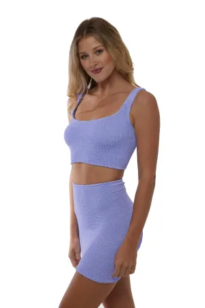 Cairo Basic Crinkle Stretch One Size SKIRT ONLY (Lilac)