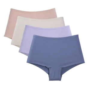 (Calm) 4pk Cotton Boyshorts