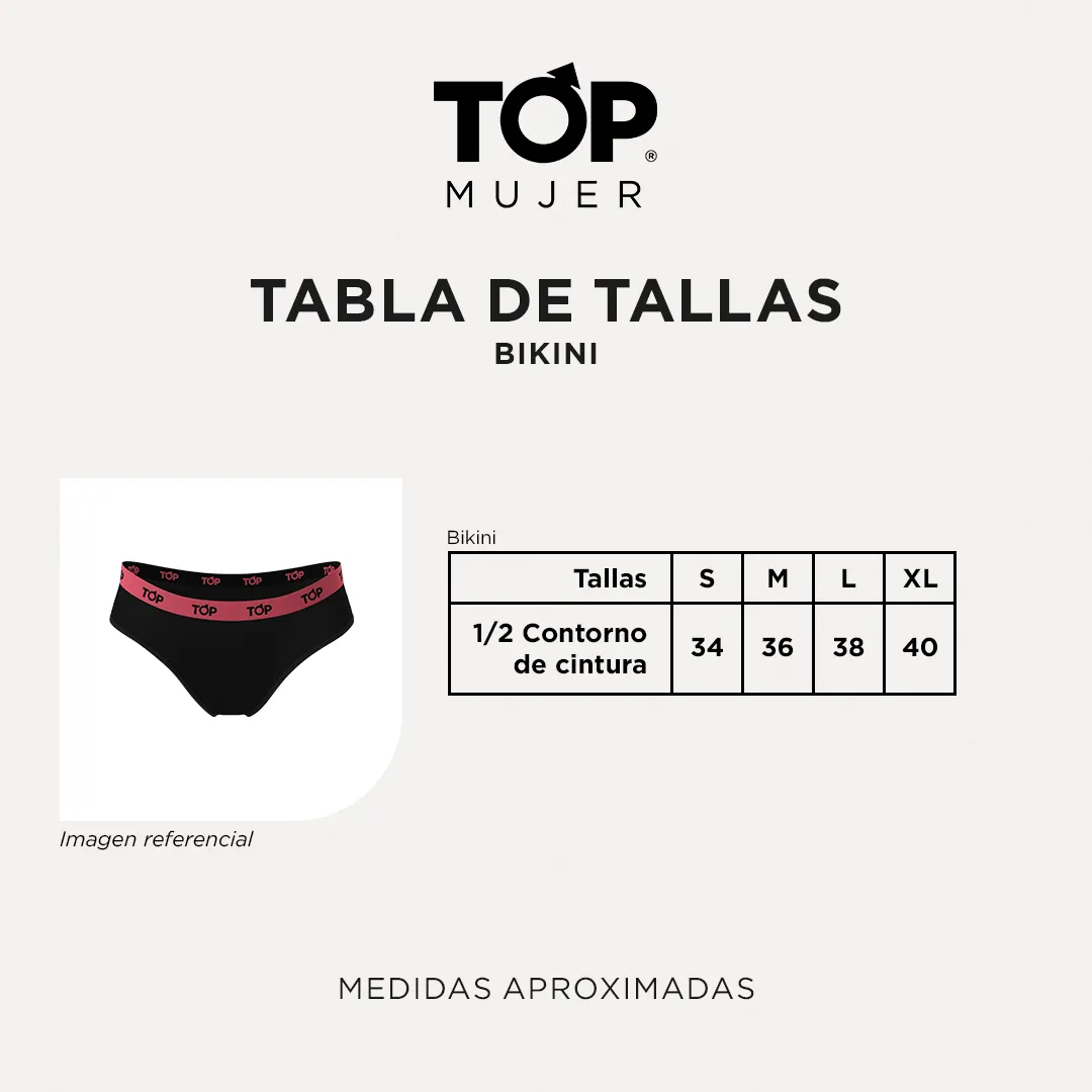 Calzón Bikini Algodón DC Pack 3 C7