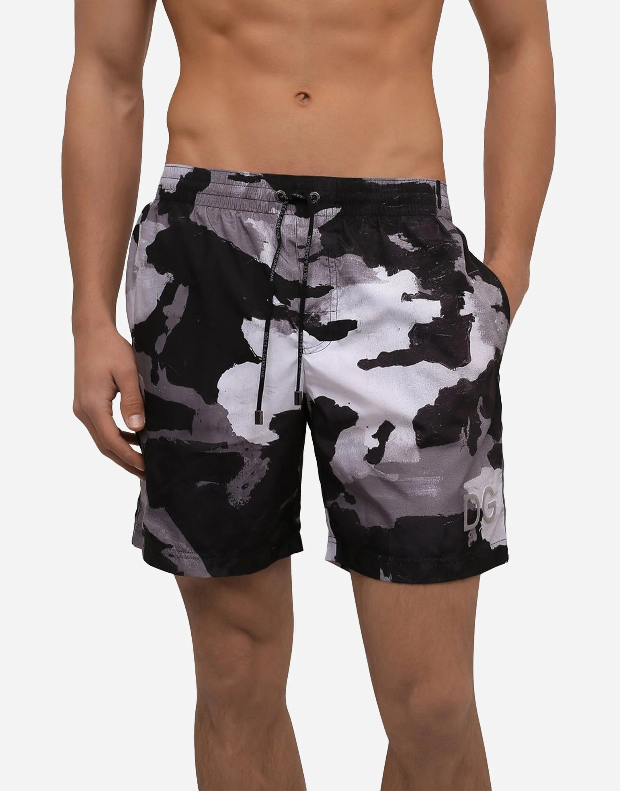 Camouflage DG Logo Swim Shorts