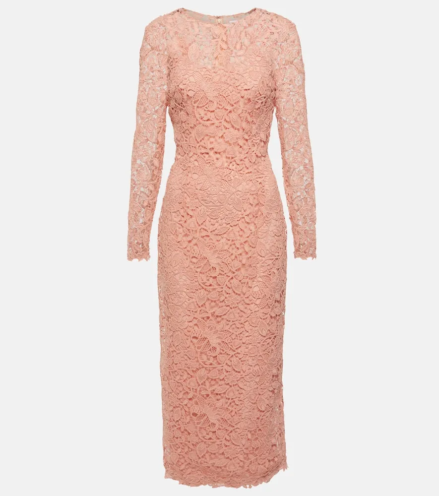 Carolina Herrera Lace midi dress