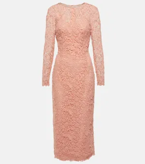 Carolina Herrera Lace midi dress