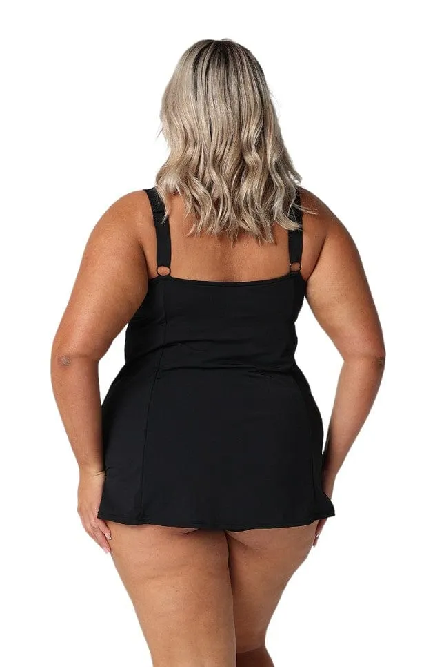 Catalina Chlorine Resistant Wide Strap Swim Dress - NO PANT