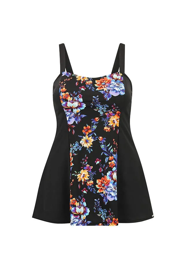 Catalina Chlorine Resistant Wide Strap Swim Dress - NO PANT