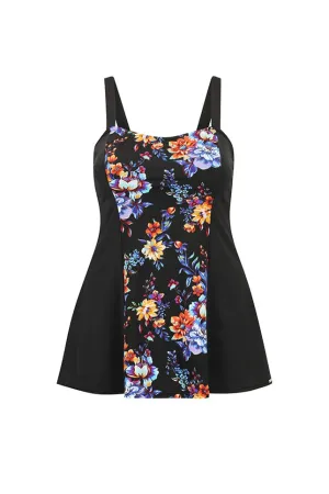 Catalina Chlorine Resistant Wide Strap Swim Dress - NO PANT