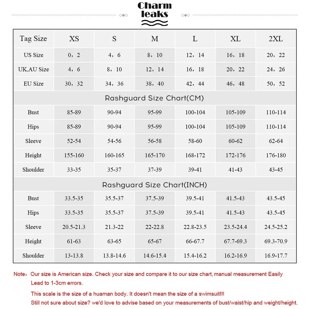 Charmleaks Women Long Sleeve Zipper Rashguard Shirt Swimsuit Swimwear Surfing Top Rash Guard UPF50  Running Shirt Biking Shirt