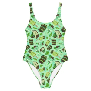 Choco Mint One-Piece Swimsuit