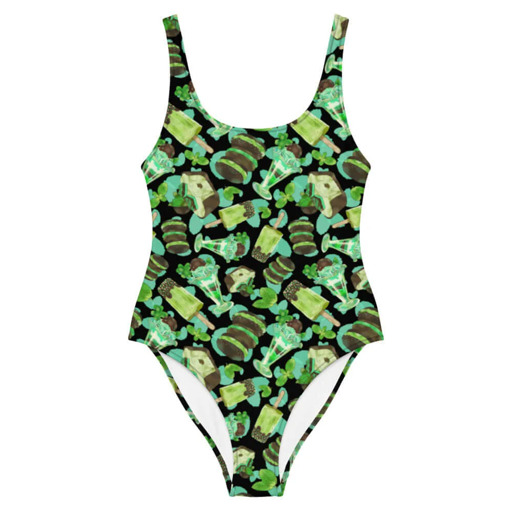 Choco Mint One-Piece Swimsuit