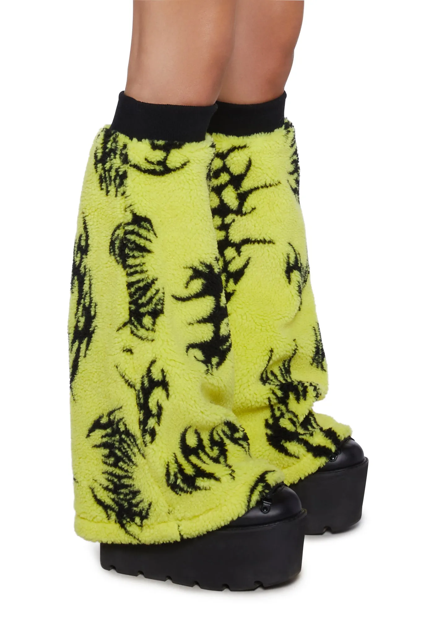 Ciphered Up Sherpa Leg Warmers
