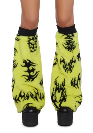 Ciphered Up Sherpa Leg Warmers