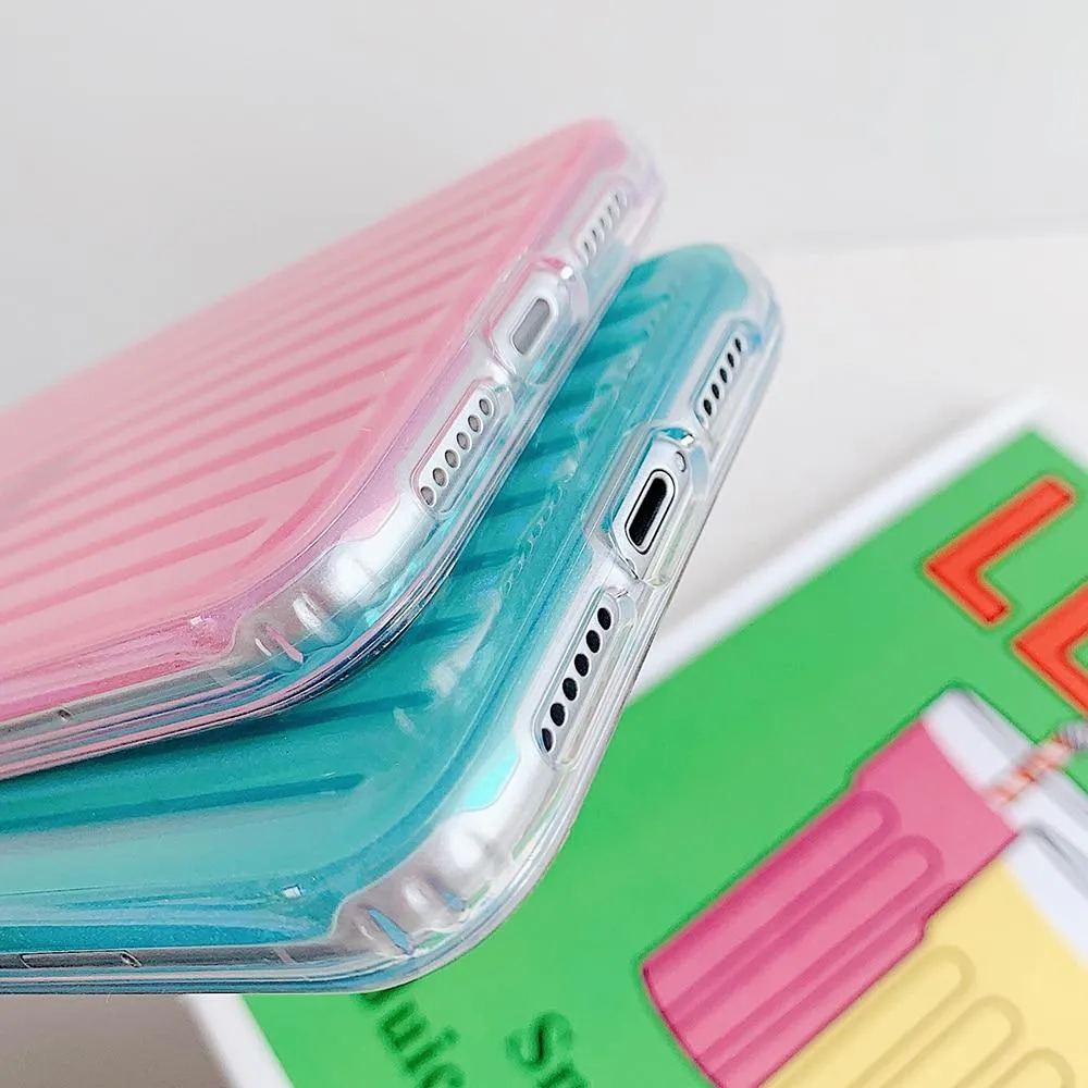 Clear Stripes Shockproof Case